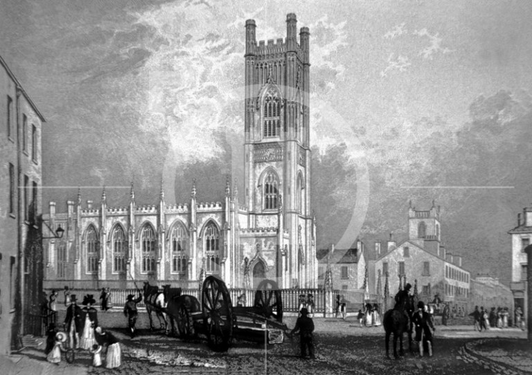 View of St Luke's Church, which was opened in 1829