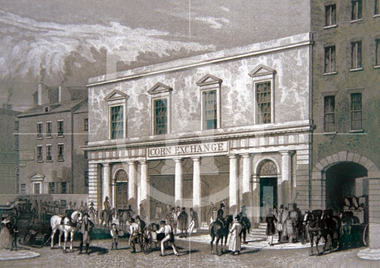 The Corn Exchange, Brunswick Street, c 1832