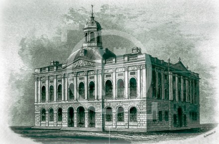 Liverpool's third Town Hall - before the fire ...