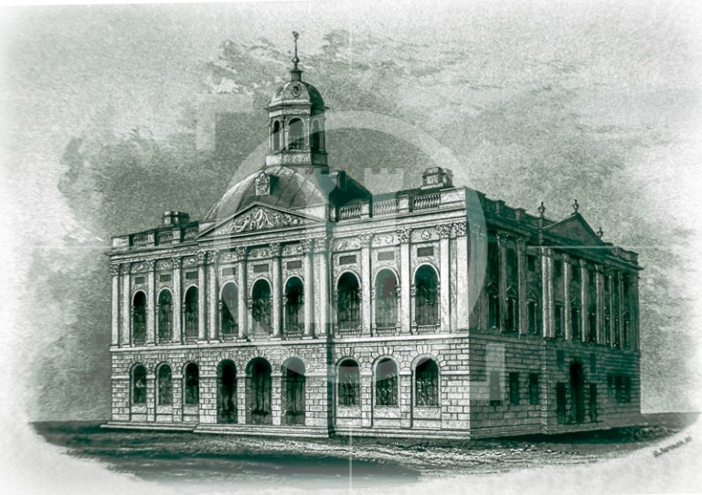 Liverpool's third Town Hall - before the fire in 1795