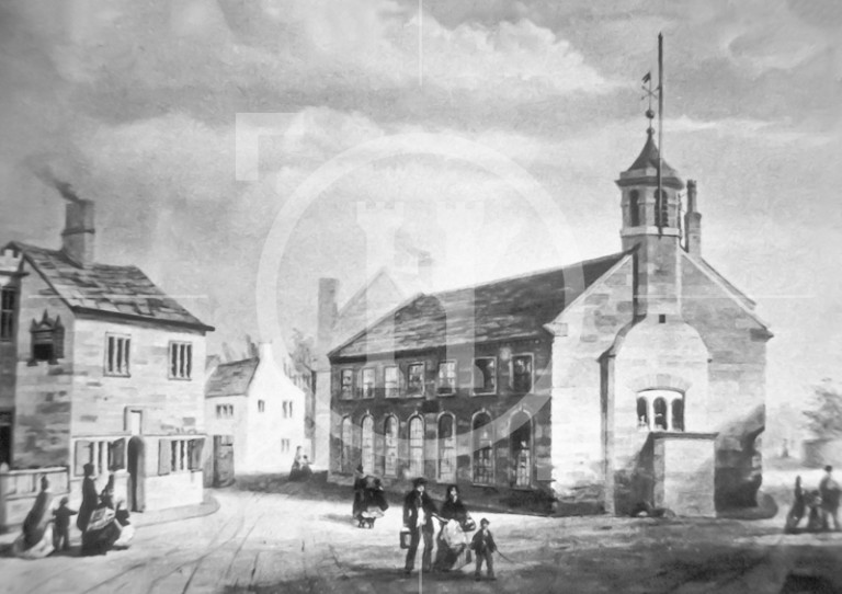Old West Derby Church, 1860